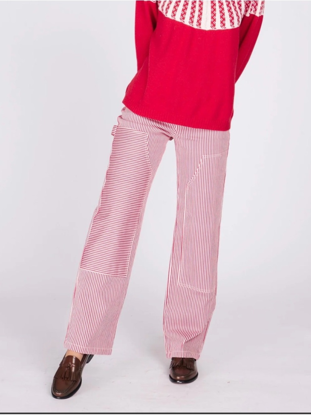Rachel Antonoff Bruno Jean Red Stripe 12